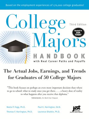 cover image of College Majors Handbook, 3E